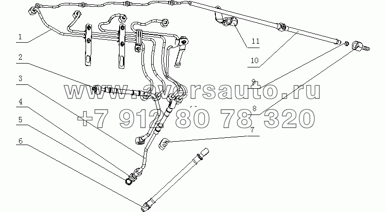 E12N2-1104000 Система подачи топлива в сборе