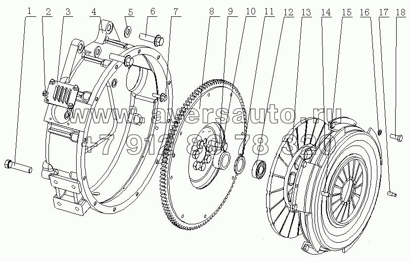 E1219-1600000 Блок выхода мощности в сборе