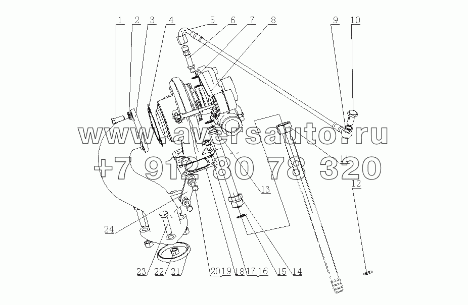 E04F1-1118000 Турбонагнетатель в сборе