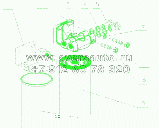 G2100-1105000 Топливный фильтр в сборе