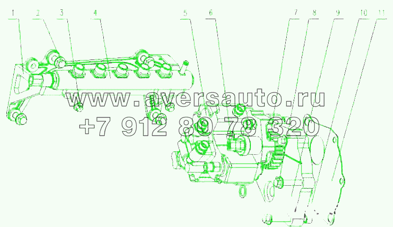 E2100-1111000 Топливный насос высокого давления в сборе