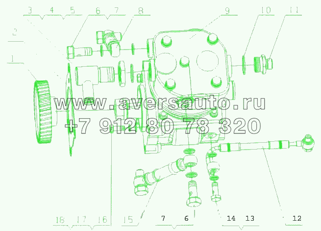 E2100-3509000 Пневматический компрессор в сборе