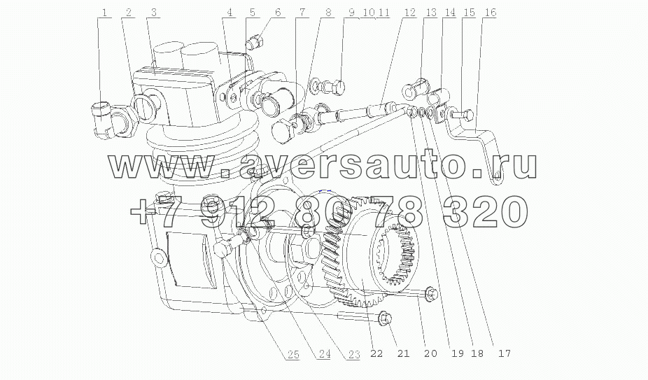 F50D1-3509000 Пневматический компрессор в сборе