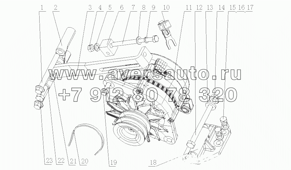 F50D1-3701000 Генератор переменного тока в сборе