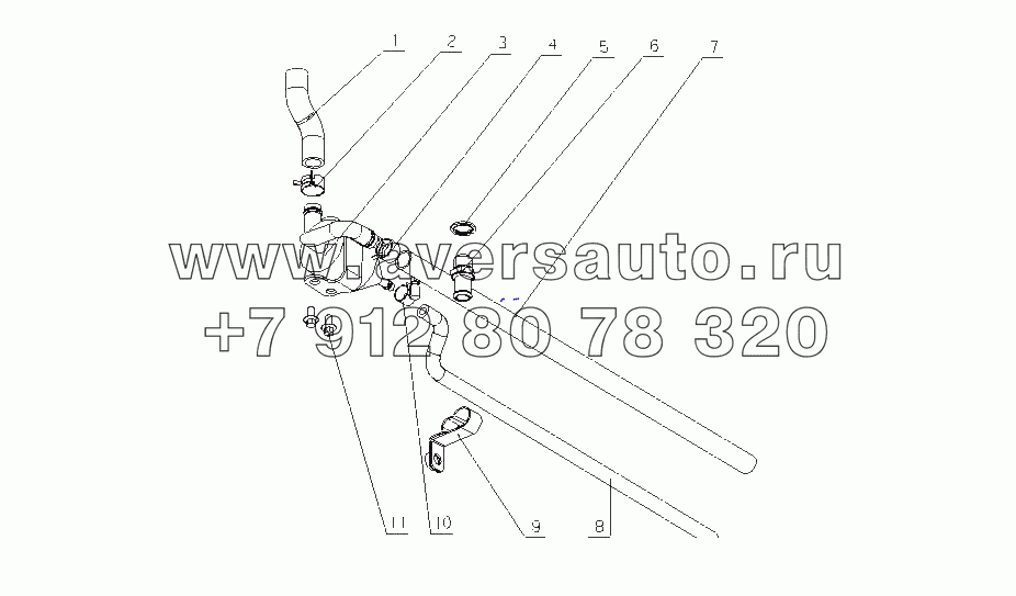 F31D5-1014000/04 Устройство вентиляции колечатого вала в сборе