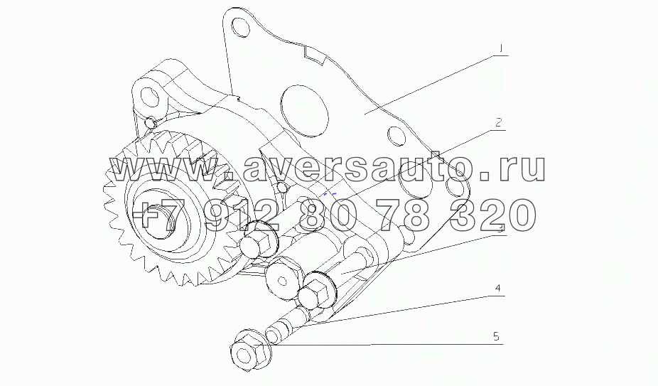 F3000-1011000 Масляный насос в сборе