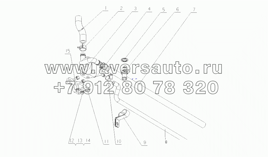 F50D1-1014000 Устройство вентиляции картера в сборе