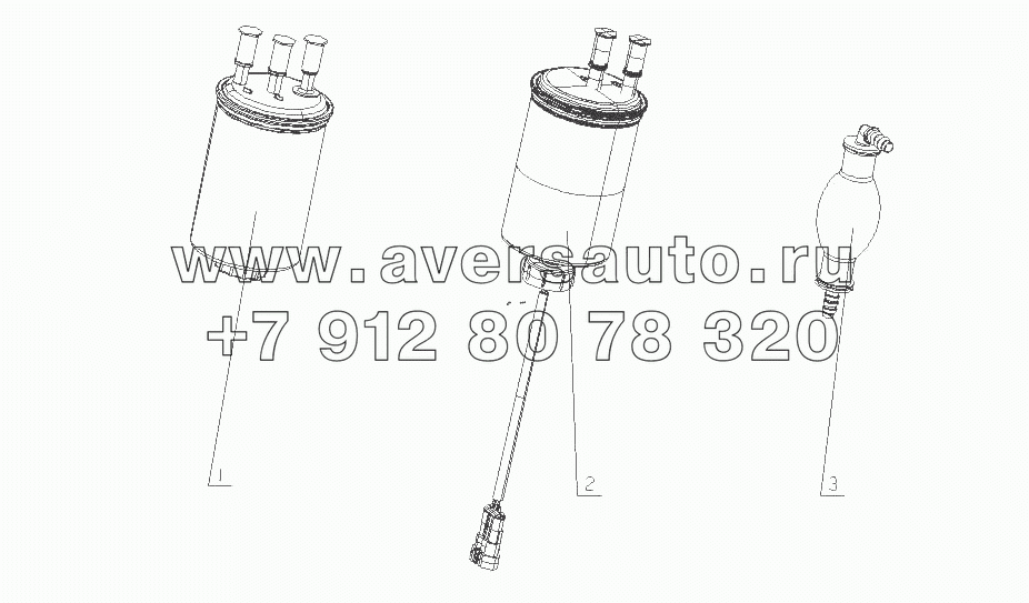 F5000-1105000 Топливный фильтр в сборе