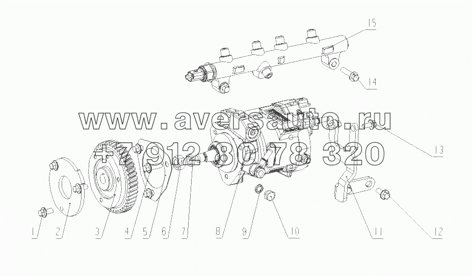 F5000-1111000 Топливный насос высокого давления в сборе