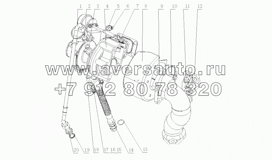 F50D1-1118000 Турбонагнетатель в сборе