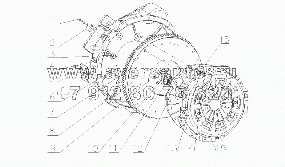 F51D1-1600000 Блок выхода мощности в сборе