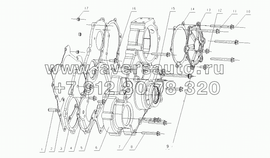 F50D1-1002200 Корпуса передач