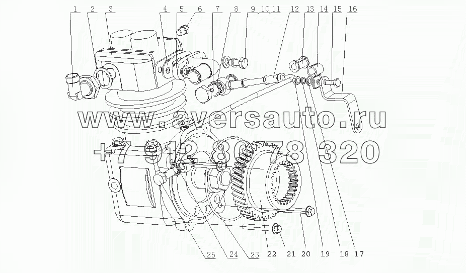 F50D1-3509000 Пневматический компрессор в сборе