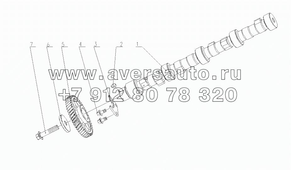 F3700-1006000 Распределительный вал в сборе