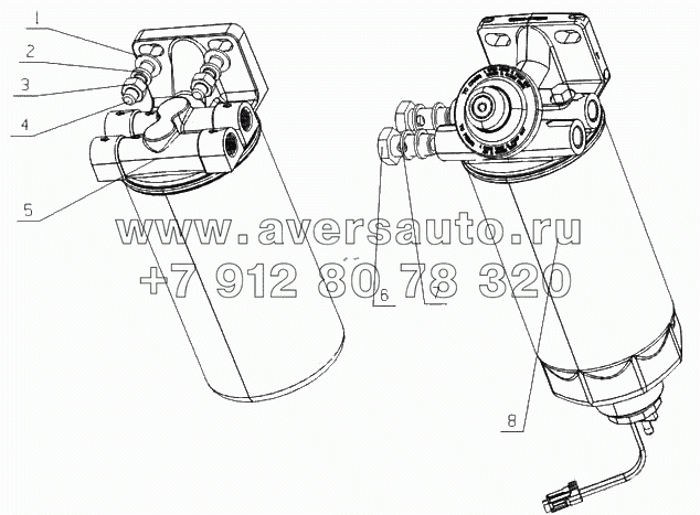 G2100-1105000 Топливный фильтр в сборе