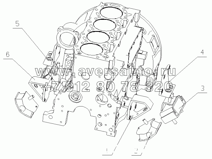 G0219-1001000 Установка двигателя в сборе