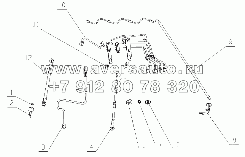 G0408-1104000 Топливопровод в сборе