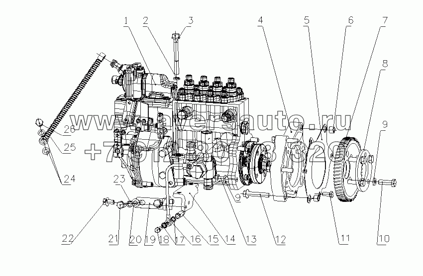 G0800-1111000A Топливный насос высокого давления в сборе