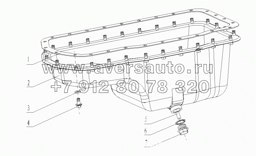 G0100-1009000C/04 Масляный поддон в сборе