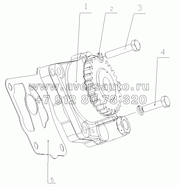 B30-1011000/04 Масляный насос в сборе