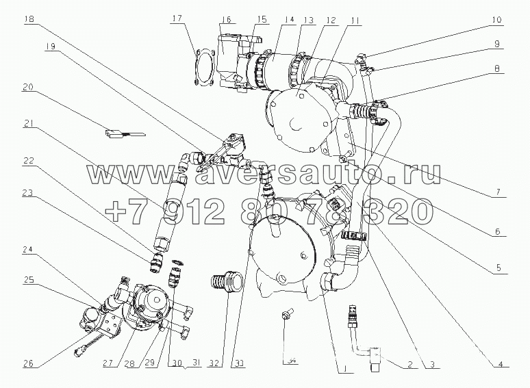 G2C0H-1113000/01 Газоснабжающее устройство в сборе