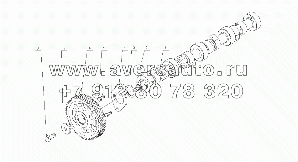 G2C00-1006000/01 Распределительный вал в сборе