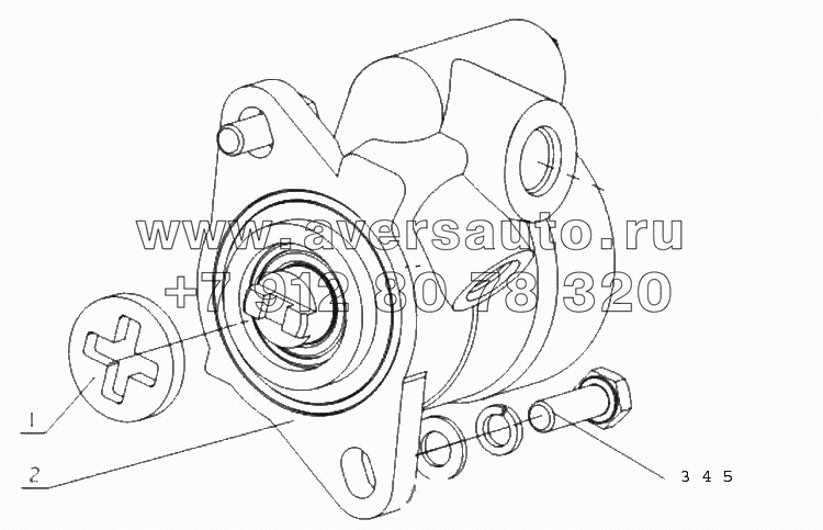 G02A1-3407000 Насос рулевого механизма в сборе