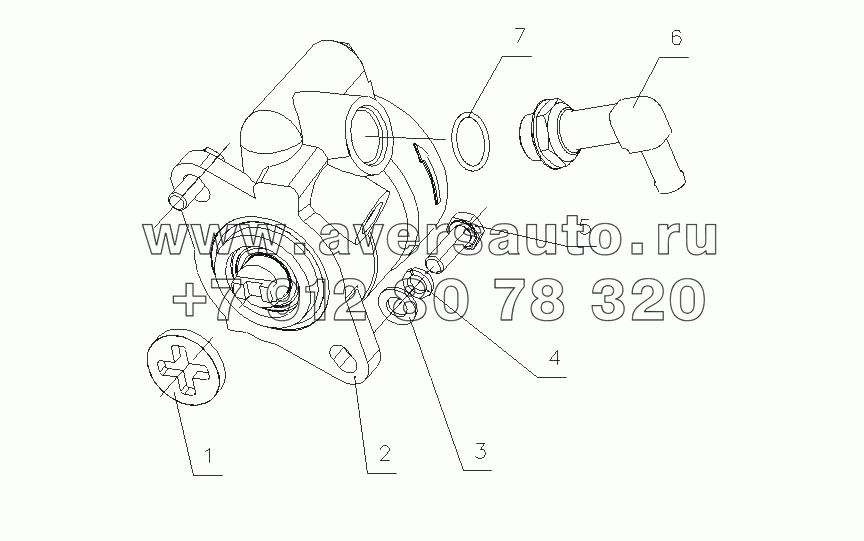 G02B0-3407000 Насос рулевого механизма в сборе