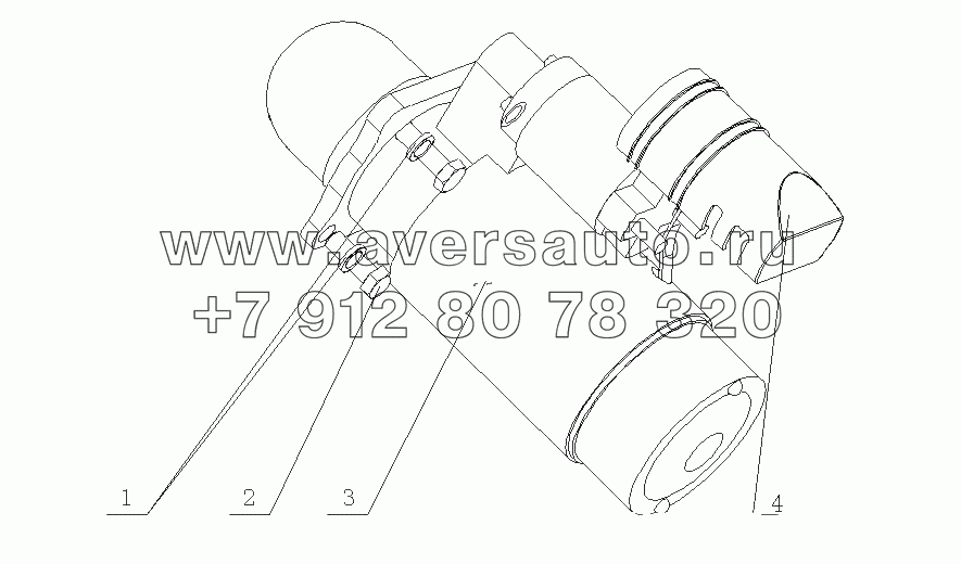 B30-3708000 Стартер в сборе