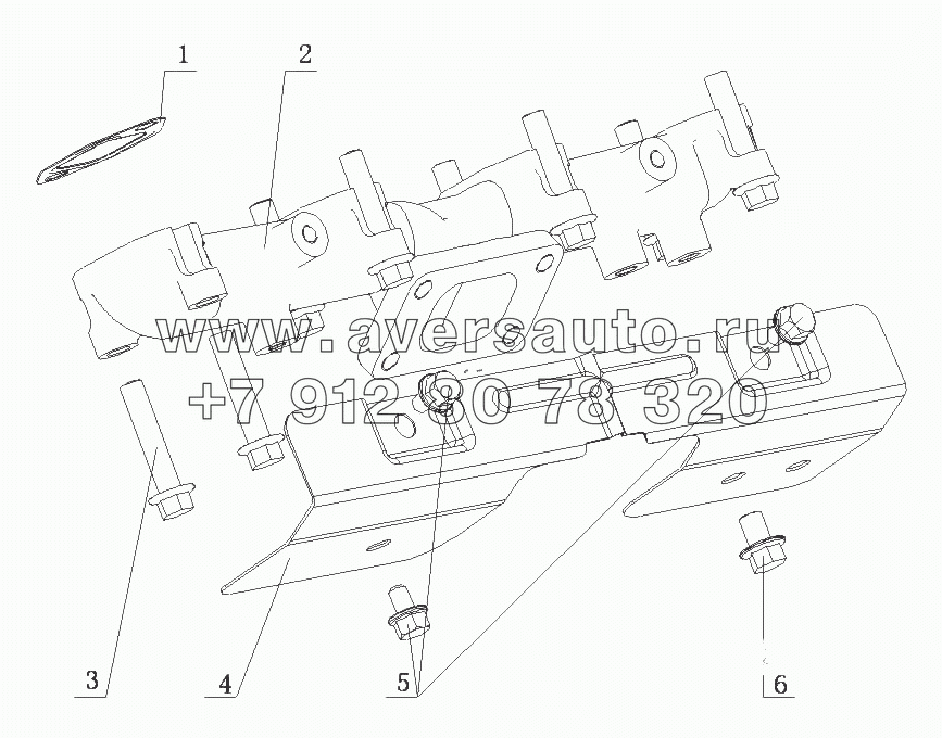 F3101-1008200/08 Части выхлопной трубки