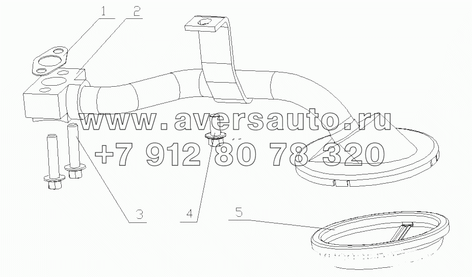 F3000-1010000A/05 Сетчатый масляный фильтр в сборе