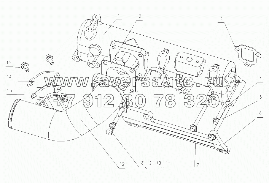 F50D1-1008100/05 Части впускной трубки