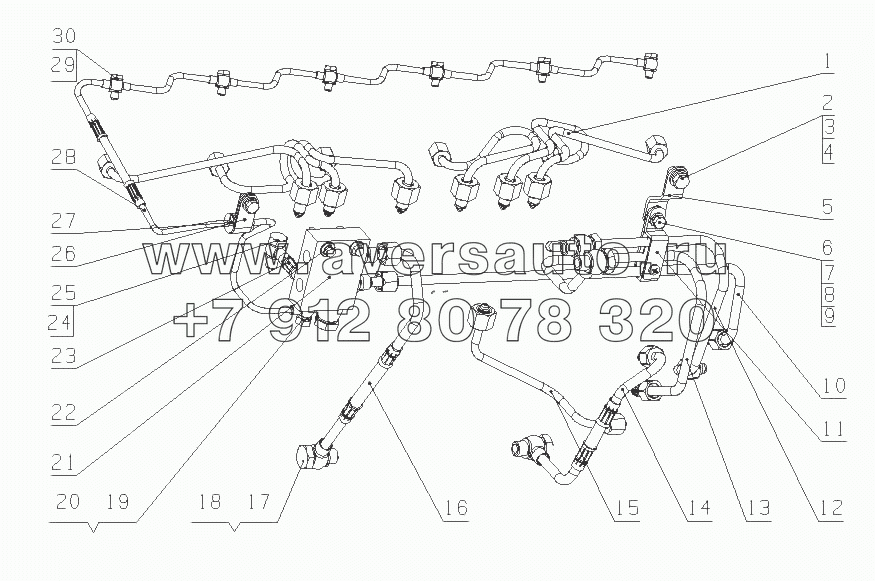 G5BSB-1104000/02 Топливопровод в сборе