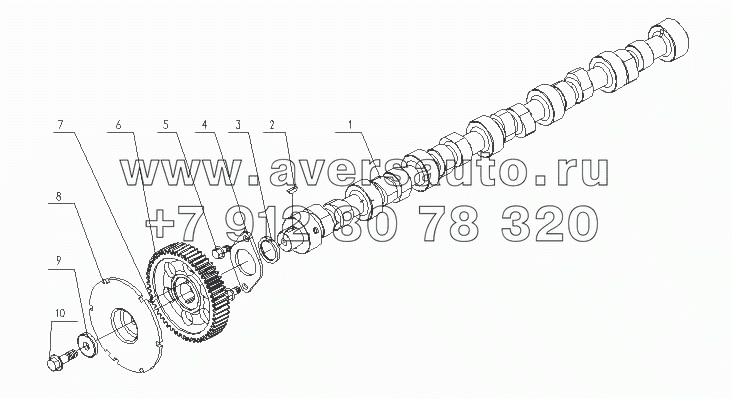 G5A00-1006000/06 Распределительный вал в сборе