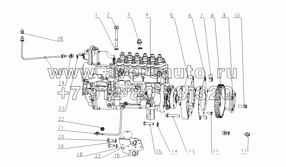 G5200-1111000 Топливный насос высокого давления в сборе