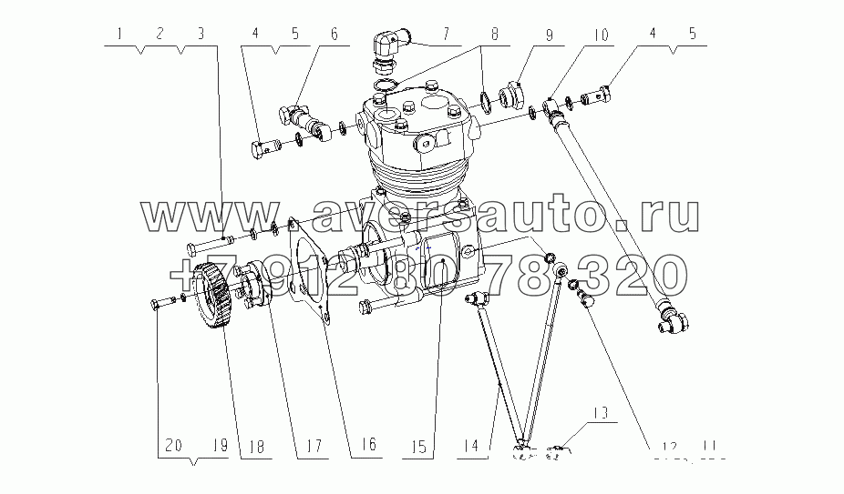 G52MA-3509000 Воздушный компрессор