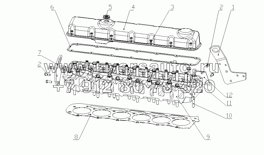 G47HA-1003000 Головка цилиндров и крышка