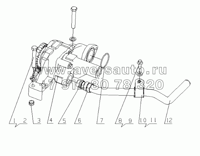 G5A00-1011000/04 Масляный насос в сборе