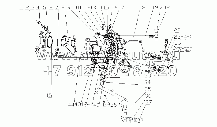 G6400-1118000 Часть турбоускорителя