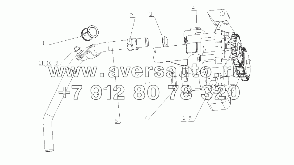 G6000-1011000/02 Масляный насос в сборе