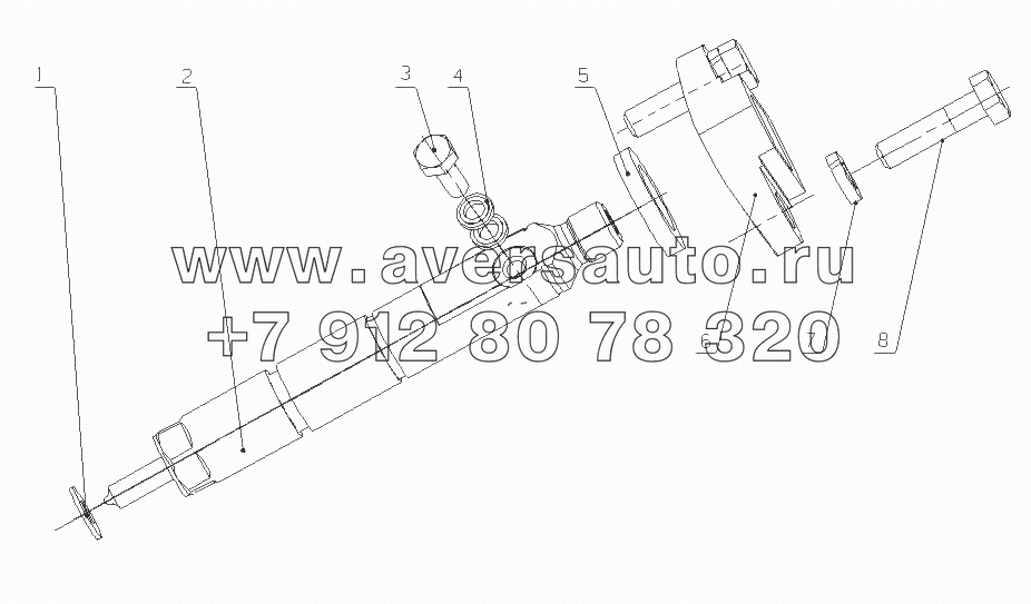 G6500-1112000/01 Топливный инжектор в сборе