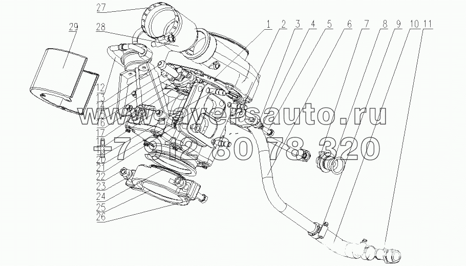 G65QA-1118000/01 Турбонагнетатель в сборе