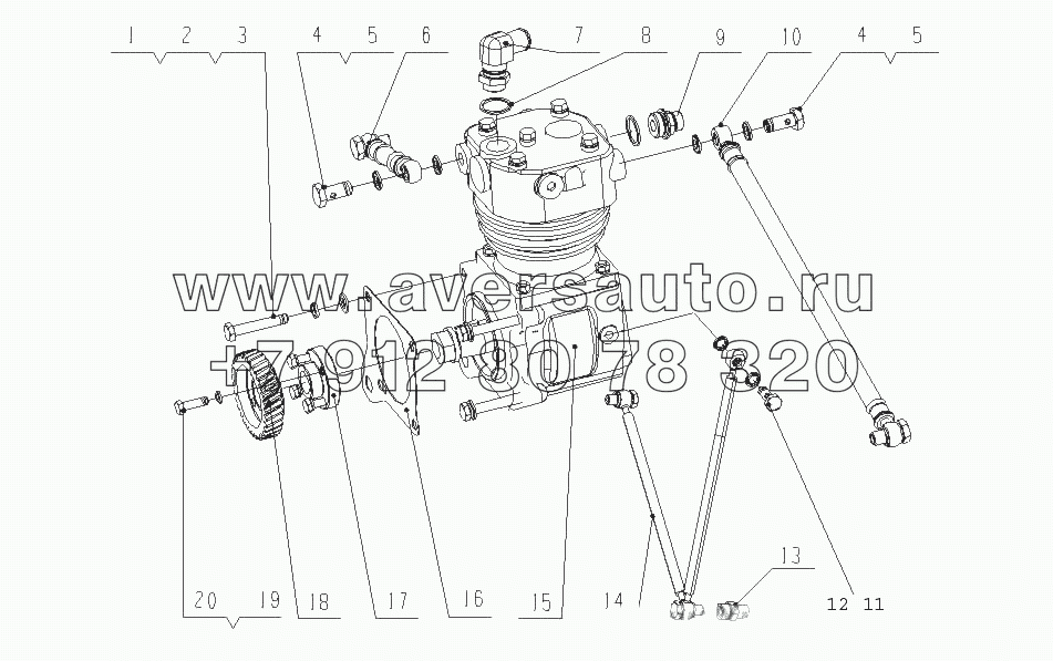 G60QA-3509000/05 Воздушный компрессор