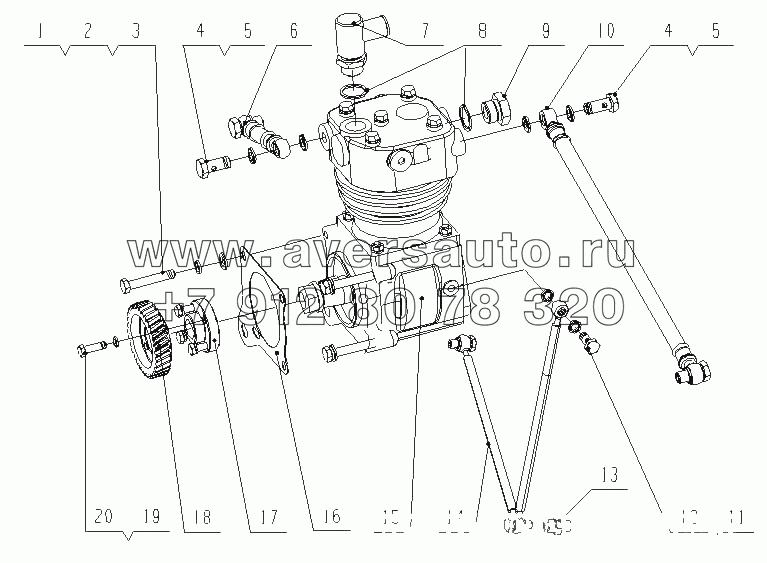 G59LA-3509000 Пневматический компрессор