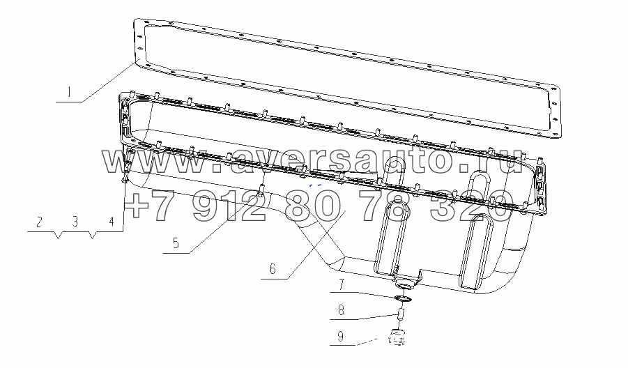 J3302-1009000 Масляный поддон в сборе