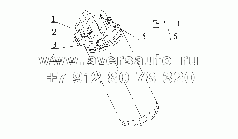 430-1012000 Сетчатый масляный фильтр в сборе