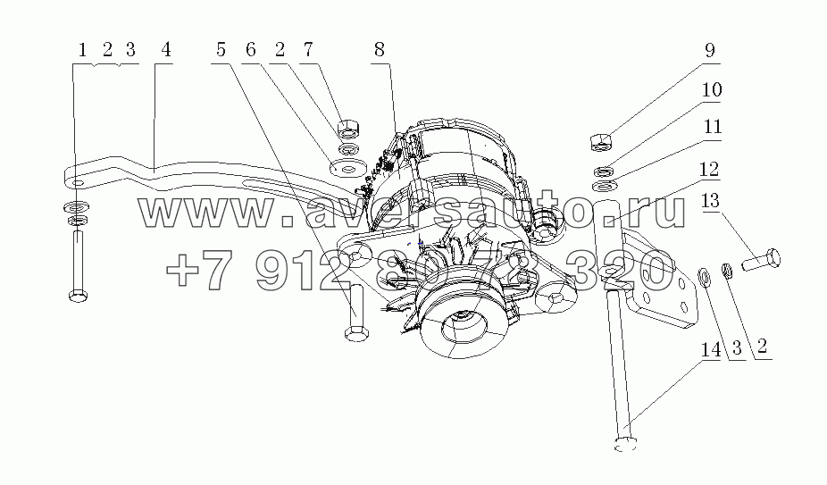 J3302-3701000 Генератор переменного тока в сборе