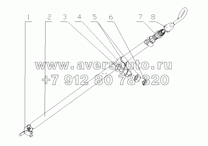 J46F1-1028000/03 Масляный щуп в сборе