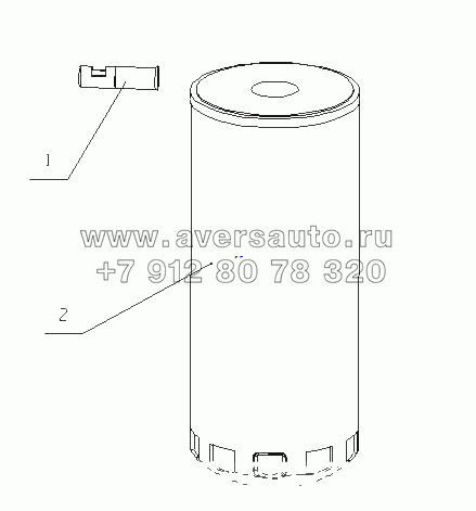 J1AD2-1012000/01 Масляный фильтр в сборе