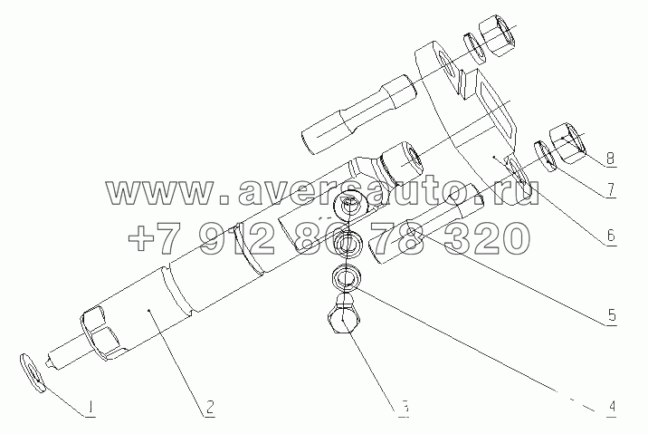 J4600-1112000/03 Инжектор в сборе